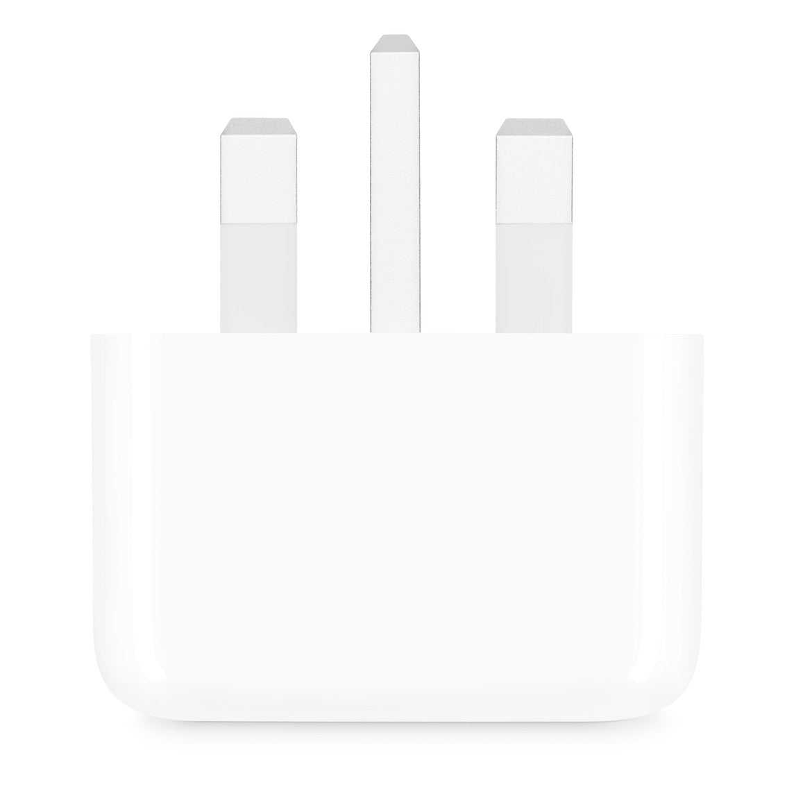 Apple 20W USB-C charger 3-pin front view
