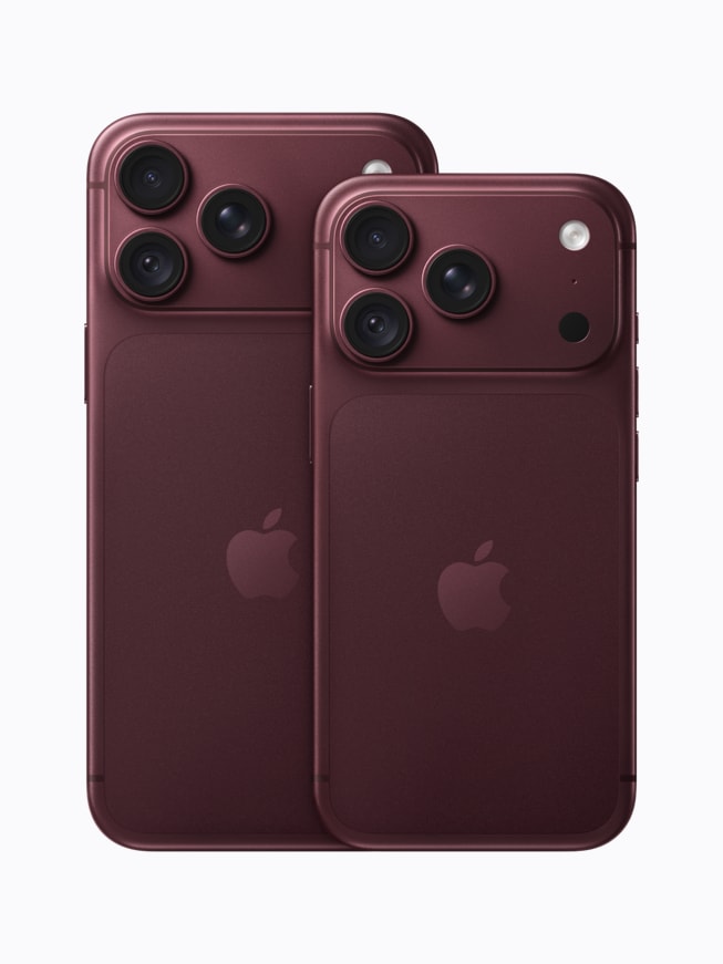 Apple iPhone 18 Pro Max and iPhone 18 Pro Burgundy official Apple colour comparison – KARTiN Pakistan