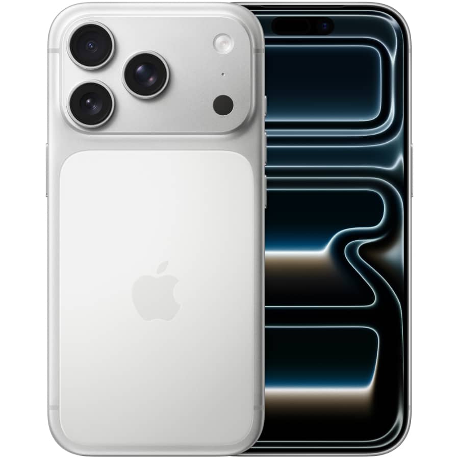 Apple iPhone 17 Pro Max Silver front and rear view – KARTiN Pakistan