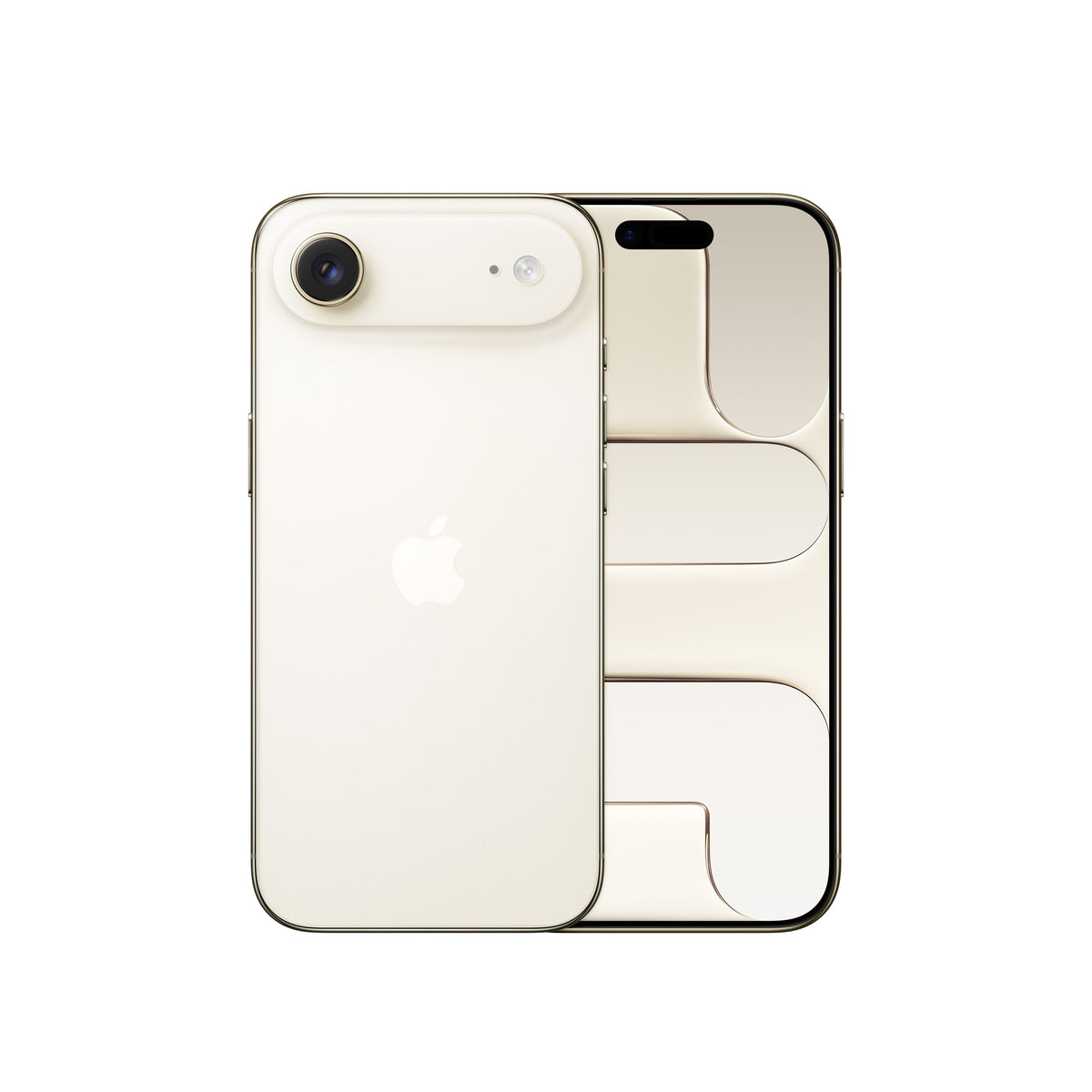 Apple iPhone Air Light Gold front and rear view – KARTiN Pakistan