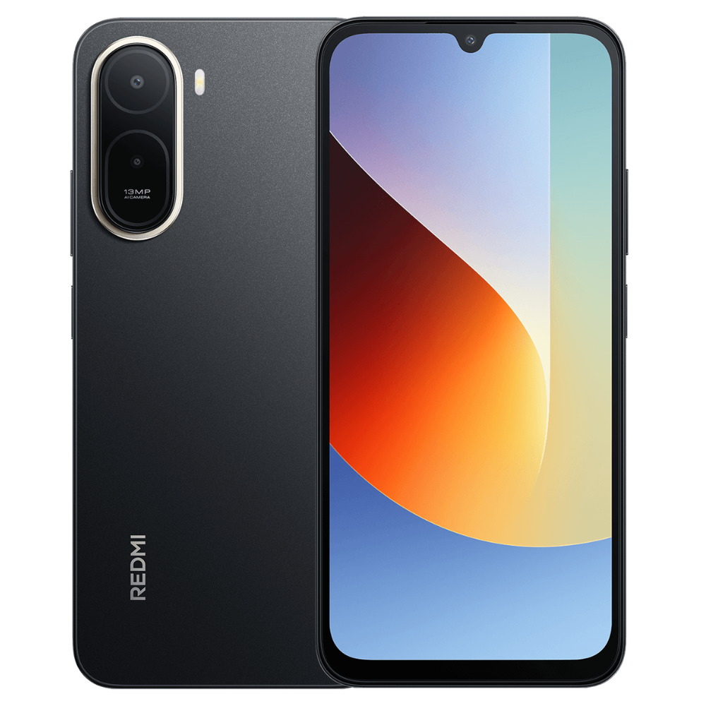 Redmi A7 Pro Black front and back product image