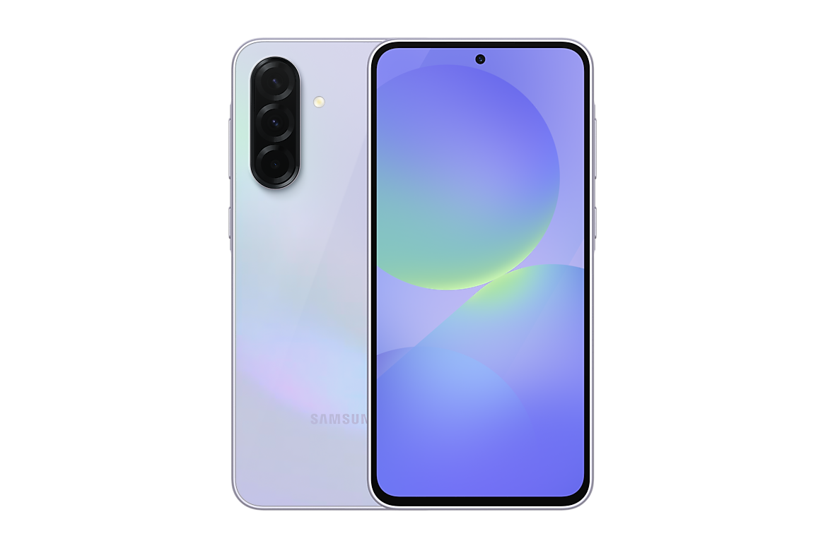 Samsung Galaxy A36 Awesome lavender front view