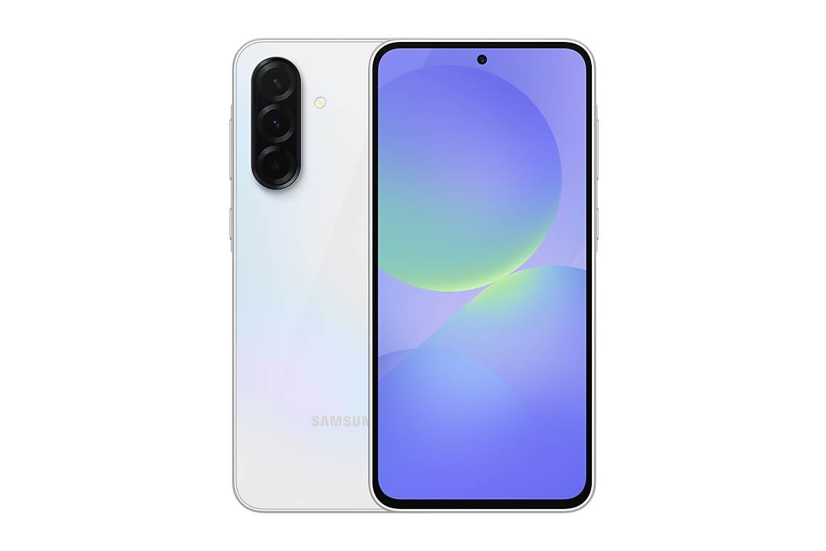 Samsung Galaxy A36 Awesome white front view